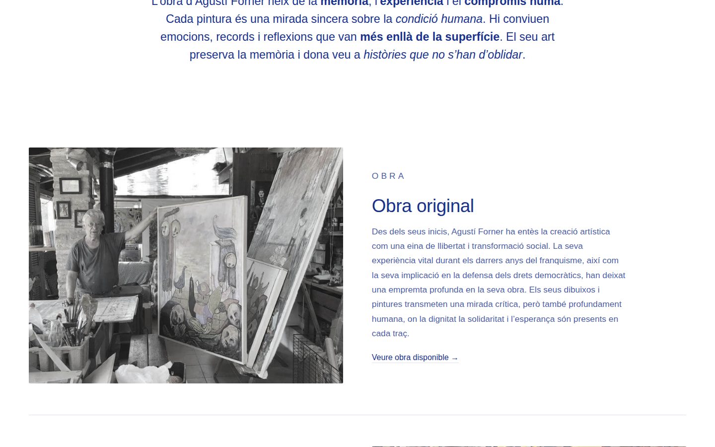 Agustí Forner — website by IlladelsBous