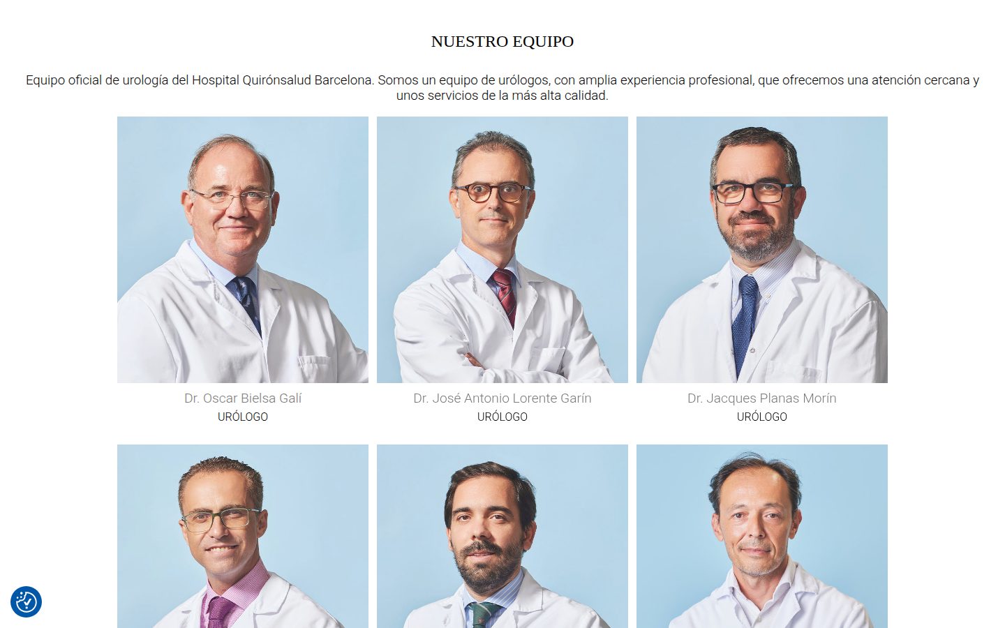 Urología Bielsa & Lorente — website by IlladelsBous